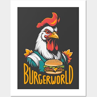 Burger World Posters and Art